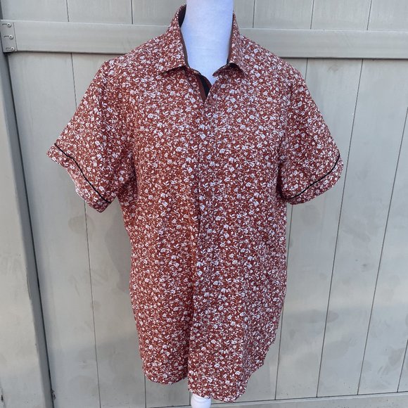 Moderno Short Sleeve Button Down Shirt - Picture 1 of 7